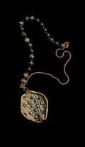 Obsidian Seed Necklace