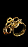 Gold Honeycomb Ring