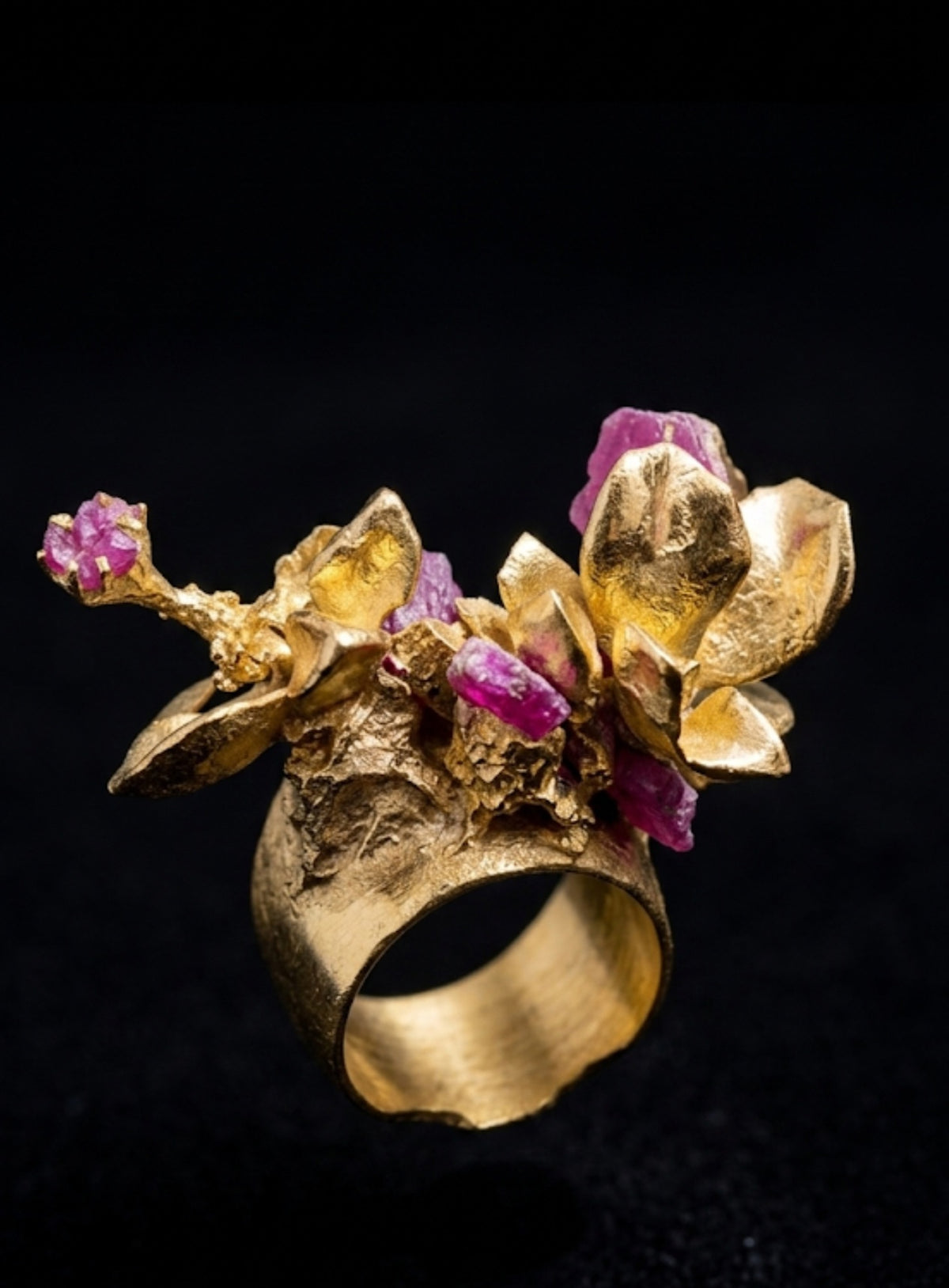 "Rubellite Garden" Ring
