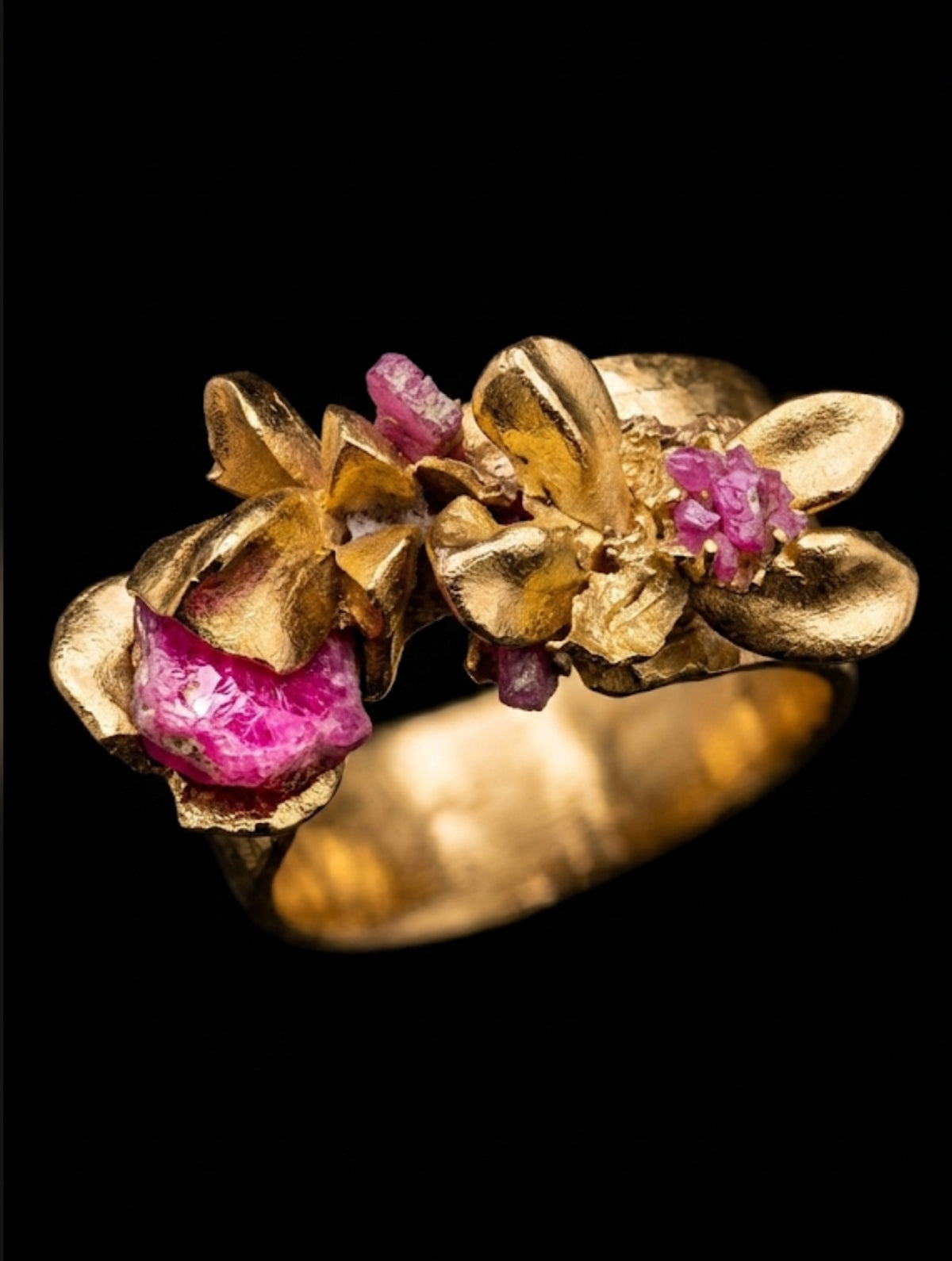 "Rubellite Garden" Ring