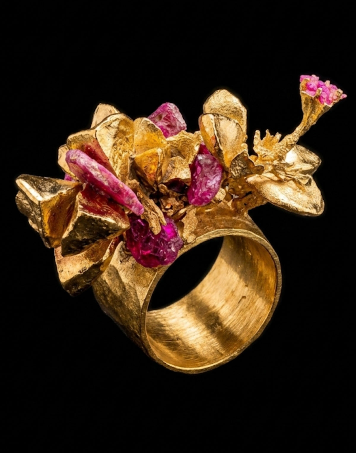 "Rubellite Garden" Ring